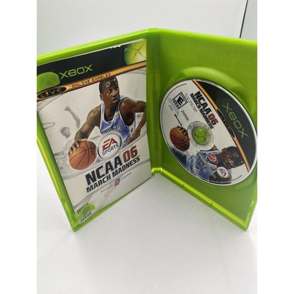 NCAA March Madness 06 (Original OG Xbox, 2005) Complete w/ Manual CIB Tested - Picture 5 of 6